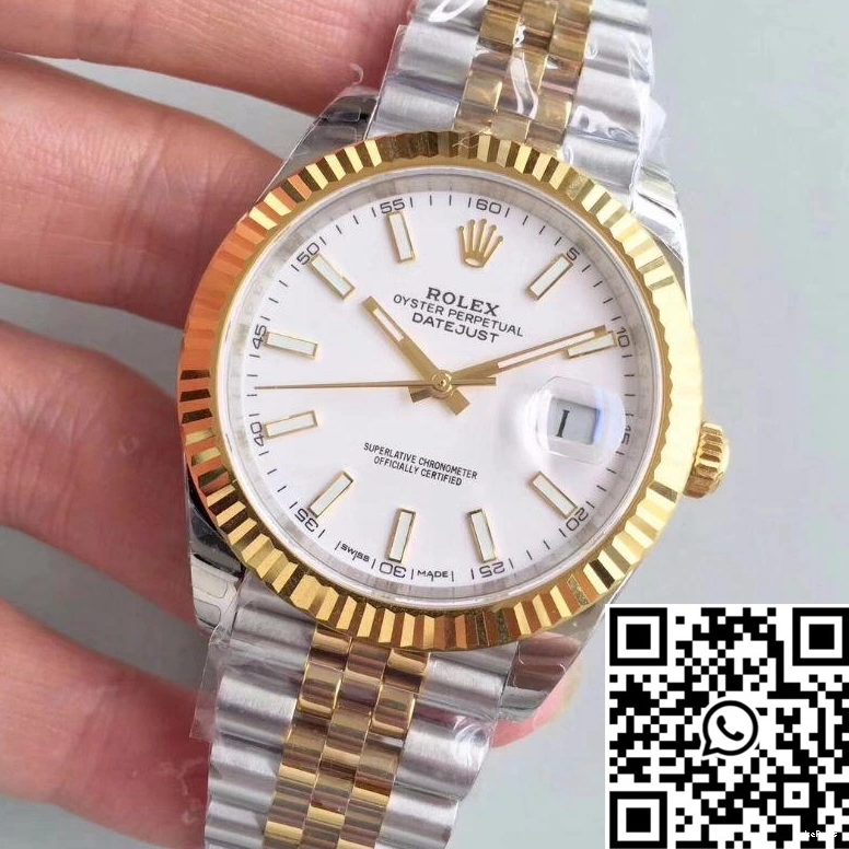 Factory EW Rolex Dial Datejust White M126333-0016 0810